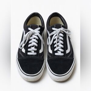 Van's Old Skool Black and White Sneakers Women's Size 9.5